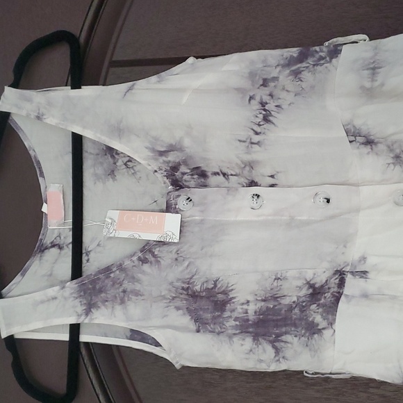 C+D+M Collection New with tag 100 % Rayon Summer Women's Jumpsuit - Picture 1 of 14